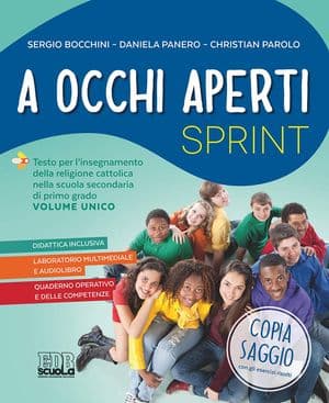 Copertina A Occhi Aperti Sprint+ Quaderno + Dvd Con Materiale Per La Lim
