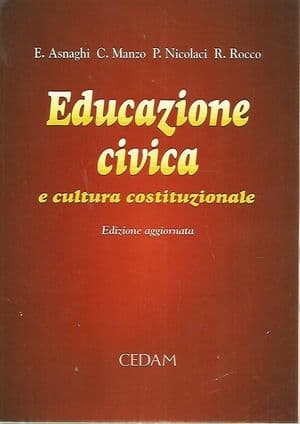 Copertina Educazione Civica E Cultura Costituzionale