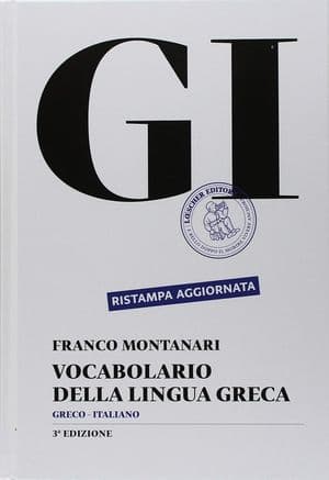 Copertina Vocabolario Della Lingua Greca