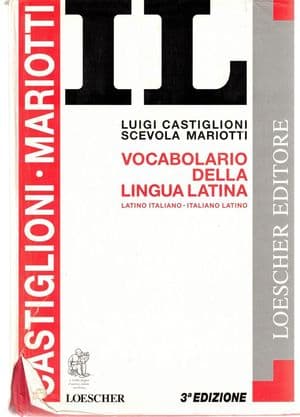 Copertina Vocabolario Della Lingua Latina