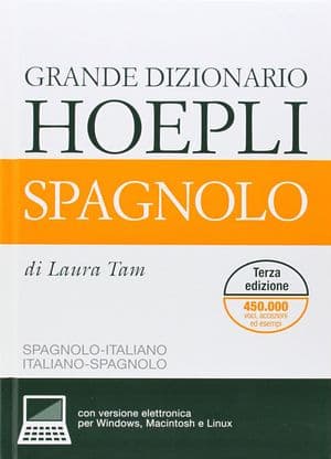 Copertina Grande Dizionario Hoepli  Spagnolo