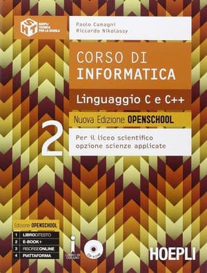 Copertina Corso Di Informatica Linguaggio C E C++ Nuova Edizione Openschool
