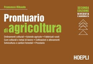 Copertina Prontuario Di Agricoltura Seconda Edizione