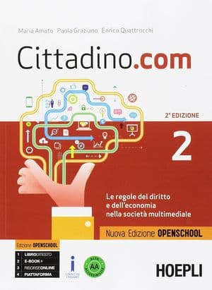 Copertina Cittadino.Com Nuova Edizione Openschool 2 Edizione