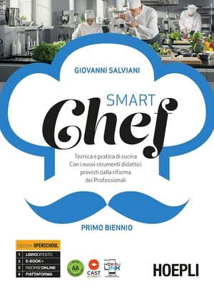 Copertina Smartchef Primo Biennio + Ricettario