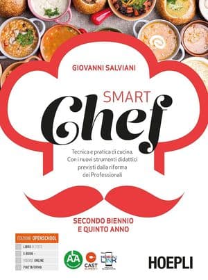 Copertina Smartchef Secondo Biennio E Quinto Anno + Ricettario