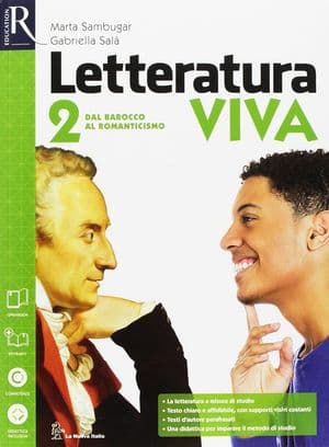 Copertina Letteratura Viva Classe 2 + Alimentazione Ospitalita-Libro Misto Con Openbook