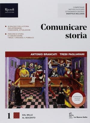 Copertina Comunicare Storia - Libro Misto Con Hub Libro Young