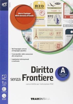 Copertina Diritto Senza Frontiere - Libro Misto Con Openbook