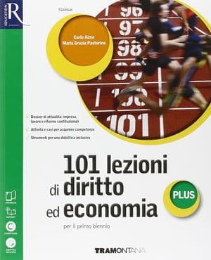 Copertina 101 Lezioni Di Diritto Ed Economia Plus - Libro Misto Con Openbook
