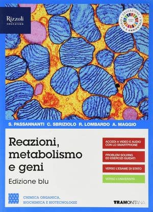 Copertina Reazioni Metabolismo E Geni Edizione Blu