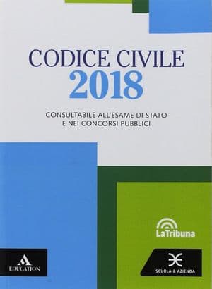 Copertina Codice Civile 2018