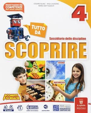 Copertina Tutto Da Scoprire 4 Plus - Mate/Scienze