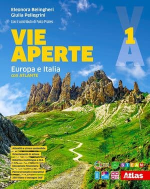 Copertina Vie Aperte 1 + Atlante 1 + Regioni Italiane