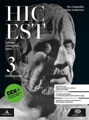 Copertina Hic Est. Letteratura E Civilta' Di Roma Antica