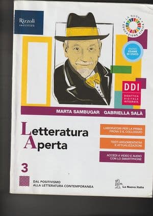Copertina Letteratura Aperta - Libro Misto Con Libro Digitale