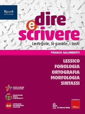 Copertina Dire E Scrivere