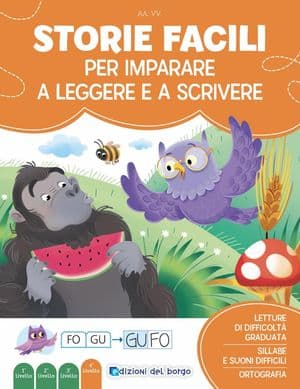 Copertina Storie Facili Per Imparare A Leggere E A Scrivere. Imparo A Leggere Ed.Color