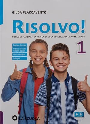 Copertina Risolvo! 1 Volume 1 + Tavole + Quaderno 1 + Ed.Civica