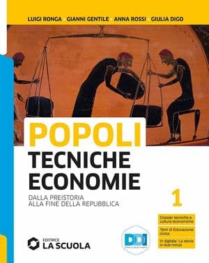 Copertina Popoli Tecniche Economie - Volume 1 Biennio Singolo