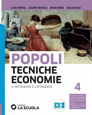 Copertina Popoli Tecniche Economie - Volume 4 Triennio