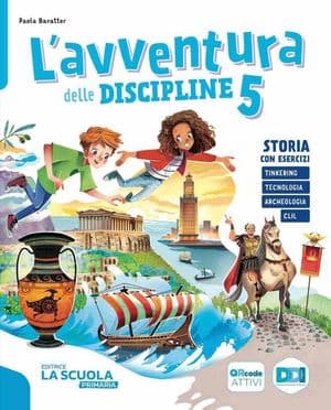 Copertina Avventura Delle Discipline - Storia Geografia 5 Kit (L')