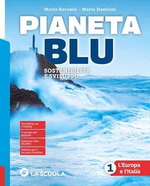 Copertina Pianeta Blu - Volume 1 + Atlante 1 + Regioni D'Italia