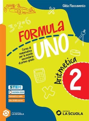 Copertina Formula Uno (Aritmetica 2 + Geometria 2 + Quaderno Delle Risorse 2