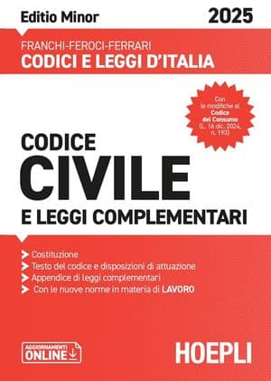 Copertina Codice Civile Editio Minor