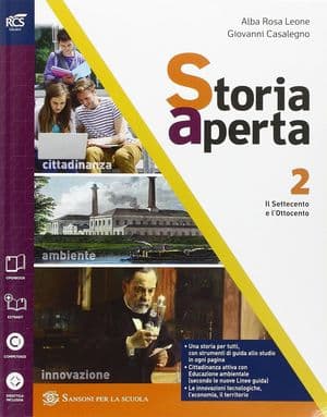 Copertina Storia Aperta Classe 2 - Libro Misto Con Openbook