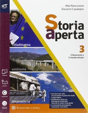 Copertina Storia Aperta Classe 3 - Libro Misto Con Openbook