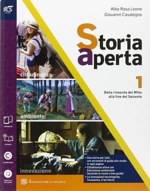 Copertina Storia Aperta Classe 1 - Libro Misto Con Openbook