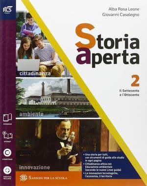 Copertina Storia Aperta Classe 2 - Libro Misto Con Openbook