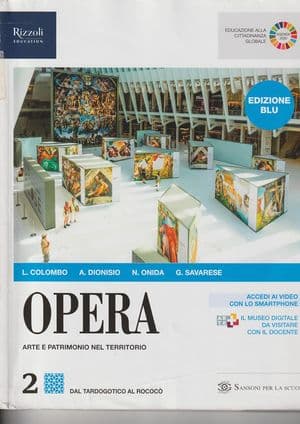 Copertina Opera Edizione Blu Libro Misto Con Libro Digitale