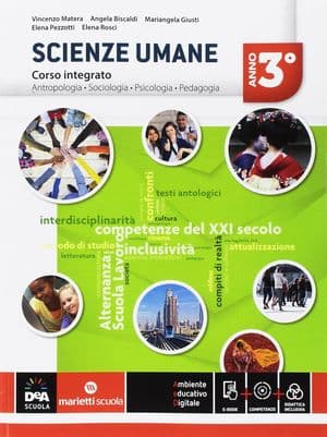 Copertina Scienze Umane - Volume Classe 3 + Ebook
