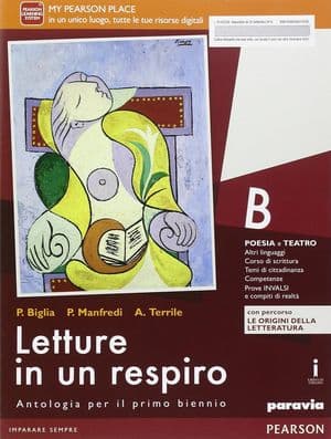 Copertina Letture In Un Respiro B Con Percorso Le Origini Della Letteratura
