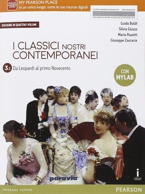 Copertina Classici Nostri Contemporanei Ed  In Quattro Volumi 3/1 Edizione Mylab