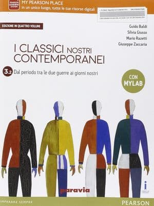 Copertina Classici Nostri Contemporanei Ed  In Quattro Volumi 3/2 Edizione Mylab