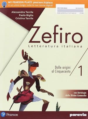 Copertina Zefiro 1 - Edizione Nuovo Esame Di Stato Con Antologia Della Divina Commedia