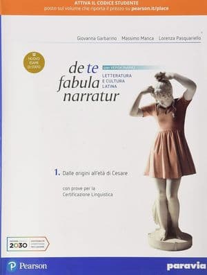 Copertina De Te Fabula Narratur 1 Con Versioni Latine Per Il Secondo Biennio E Il Quint
