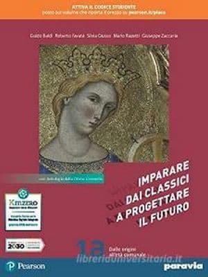 Copertina Imparare Dai Classici A Progettare Il Futuro 1A Con Antologia Della Divina Co