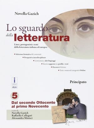 Copertina Sguardo Della Letteratura (Lo).Dal Secondo Ottocento Al Primo Novecento