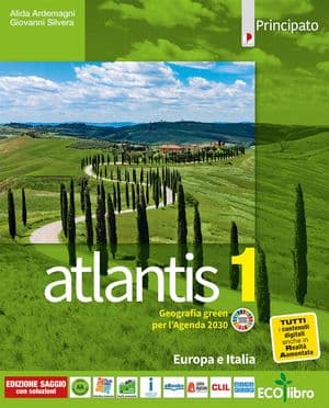 Copertina Atlantis 2 Europa Stati Con Cartografia 2 + Quaderno Delle Competenze 2 + Dvd