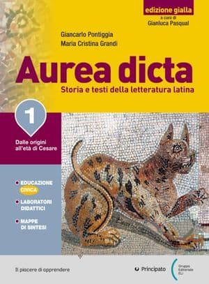 Copertina Aurea Dicta Edizione Gialla Volume 1+Versioni Latine