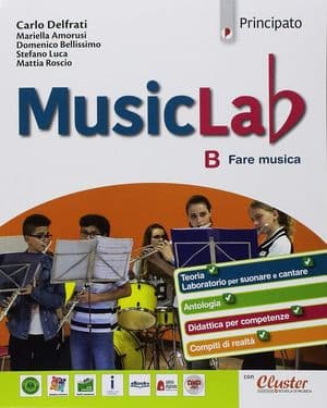 Copertina Music Lab B + Quaderno + Dvd Mp3