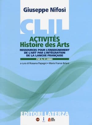 Copertina Clil ActivitãS. Histoire Des Arts Iv Anno
