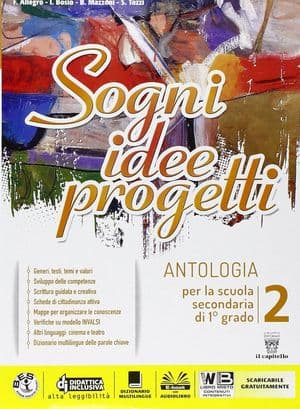 Copertina Sogni, Idee, Progetti 2 + Letteratura + Competenze