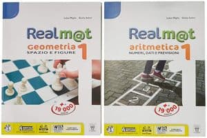 Copertina Realm@T  1 -  Aritmetica 1+ Geometria 1 + Tavole