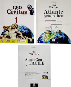 Copertina Geocivitas 1  + Storiageo Facile+ Atlante