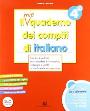Copertina Mio Quaderno Dei Compiti Di Italiano (Il)